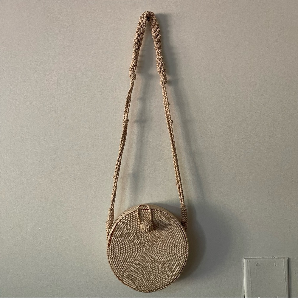 woven zara bag